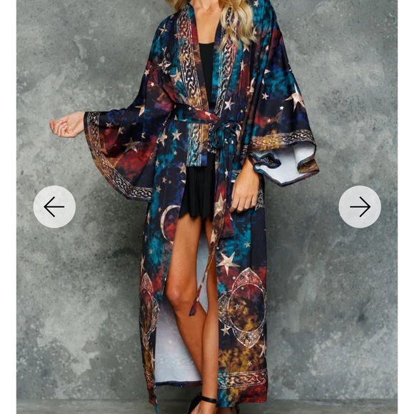 BlackMilk Cloak of Invisibility Swan Kimono - Picture 6 of 6